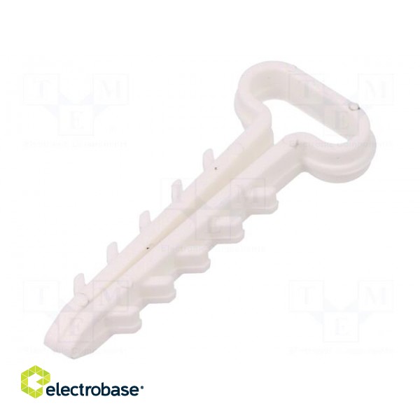Holder | white | Application: YDYp 3x2,5,for flat cable | 100pcs. image 2