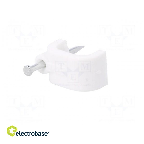 Holder | white | Application: YDYp 3x2,5,for flat cable | 100pcs. image 2