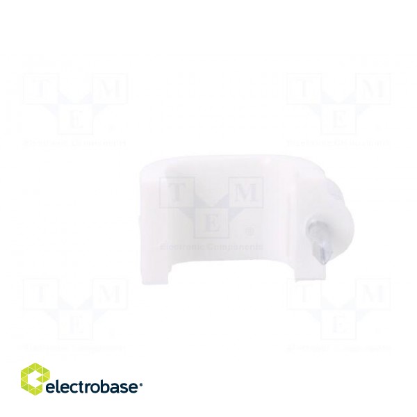 Holder | white | Application: YDYp 3x2,5,for flat cable | 100pcs. paveikslėlis 5