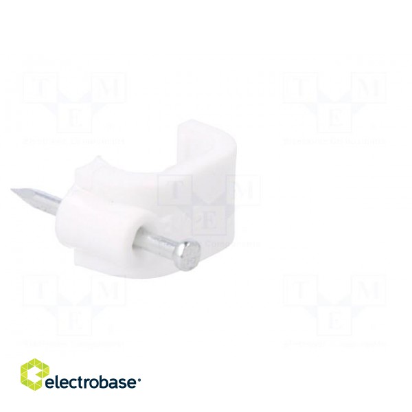 Holder | white | Application: YDYp 3x2,5,for flat cable | 100pcs. image 8