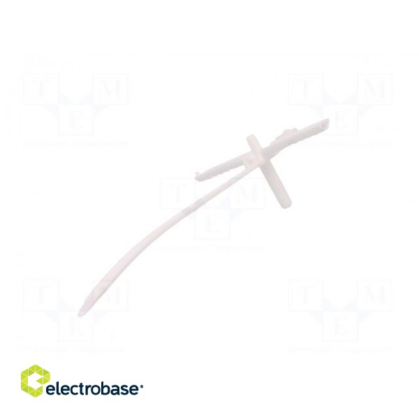 Holder | white | Ømount.hole: 10mm | L: 130mm | 25pcs | UM 10 image 6