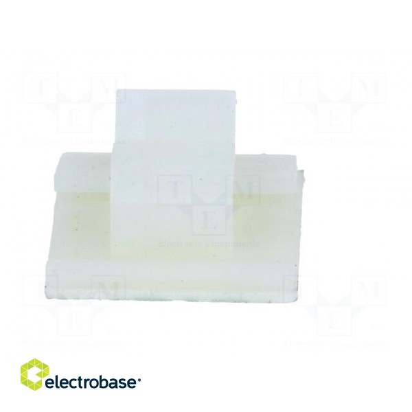 Self-adhesive cable holder | 6mm | polyamide | natural | UL94V-2 image 5