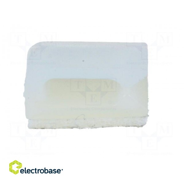 Self-adhesive cable holder | polyamide | natural | UL94V-2 paveikslėlis 7