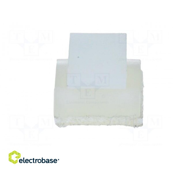Self-adhesive cable holder | polyamide | natural | UL94V-2 paveikslėlis 9