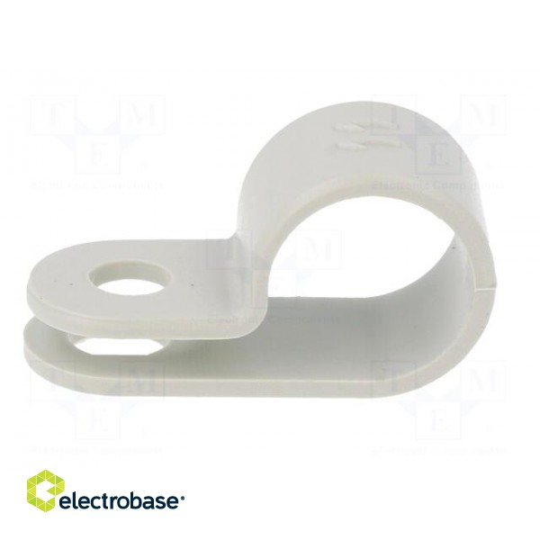 Fixing clamp | Cable P-clips | ØBundle : 11mm | W: 10mm | polyamide фото 3
