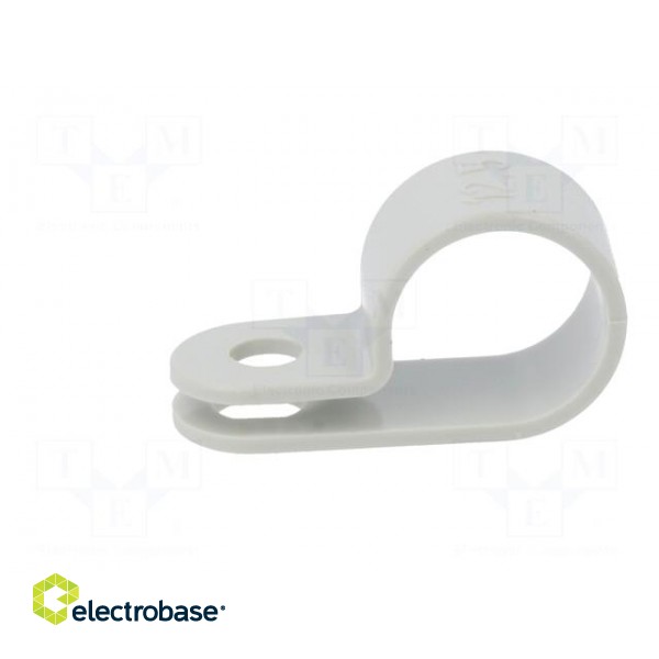Fixing clamp | Cable P-clips | ØBundle : 12.5mm | W: 10mm | polyamide paveikslėlis 3