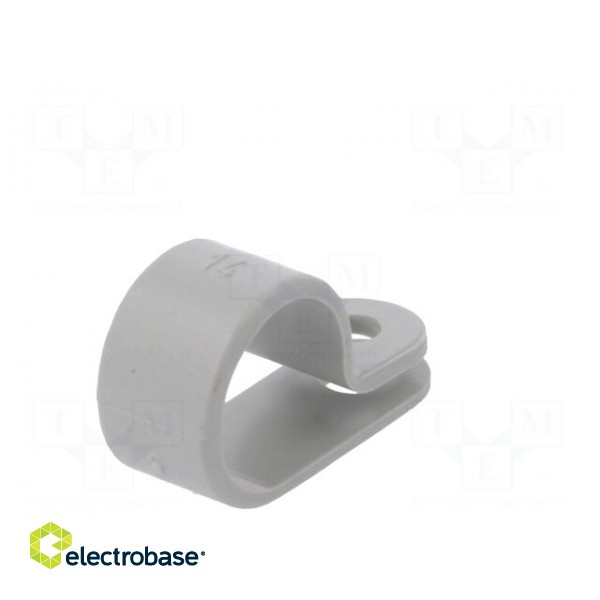 Fixing clamp | Cable P-clips | ØBundle : 14mm | W: 10mm | polyamide image 6