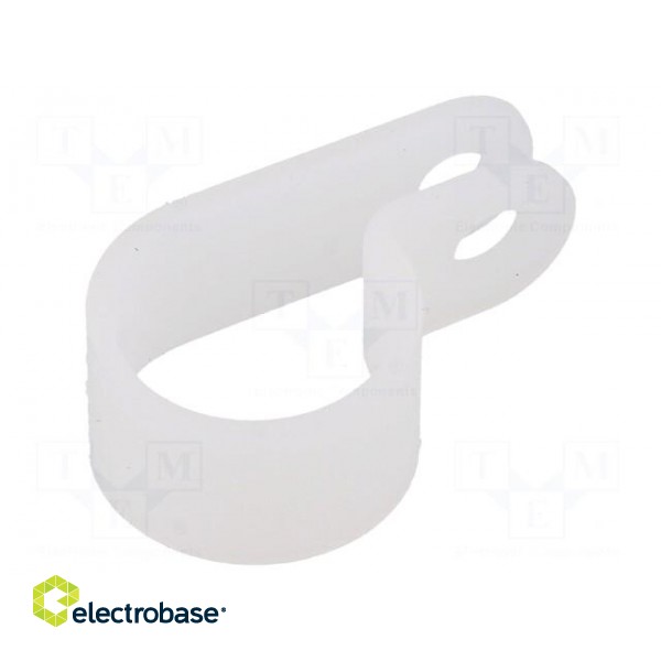 Fixing clamp | Cable P-clips | ØBundle : 14mm | W: 10mm | polyamide