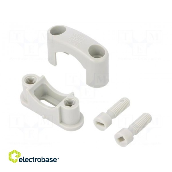 Fixing clamp | Cable P-clips | ØBundle : 15÷25mm | W: 17mm | L: 51mm paveikslėlis 1