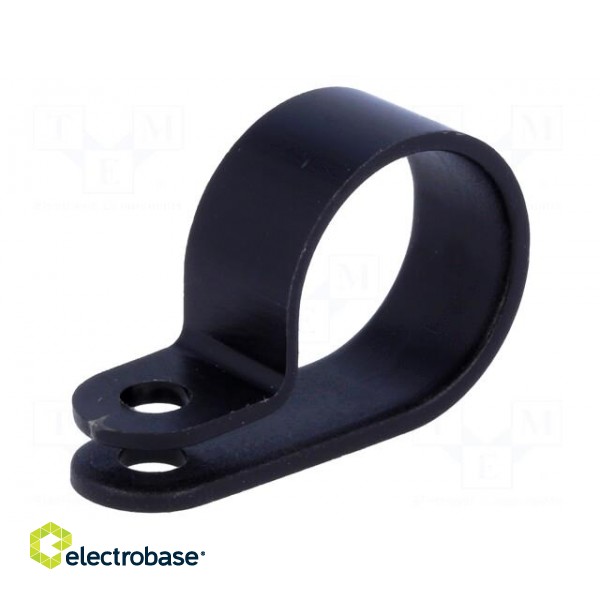 Fixing clamp | Cable P-clips | ØBundle : 17.5mm | W: 10mm | polyamide image 1