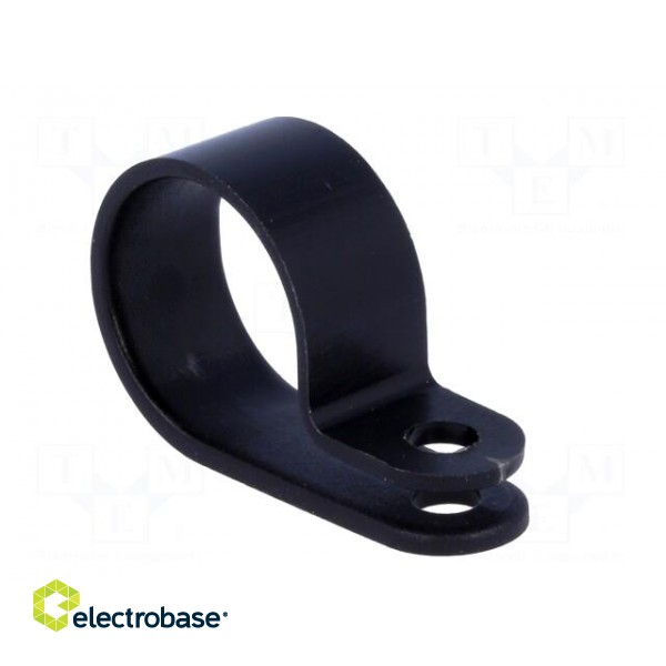 Fixing clamp | Cable P-clips | ØBundle : 17.5mm | W: 10mm | polyamide image 8