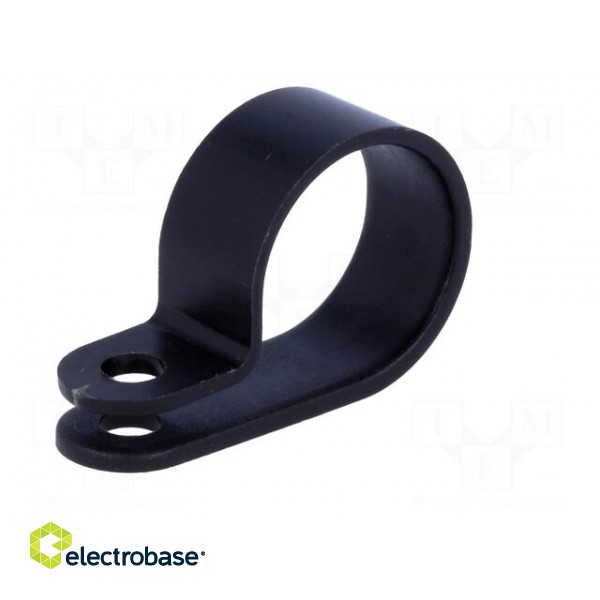 Fixing clamp | Cable P-clips | ØBundle : 17.5mm | W: 10mm | polyamide image 2