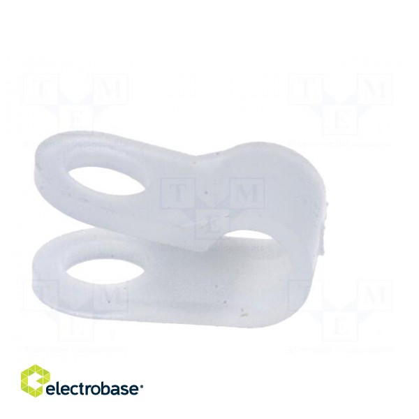 Fixing clamp | Cable P-clips | ØBundle : 3.5mm | polyamide | natural image 3