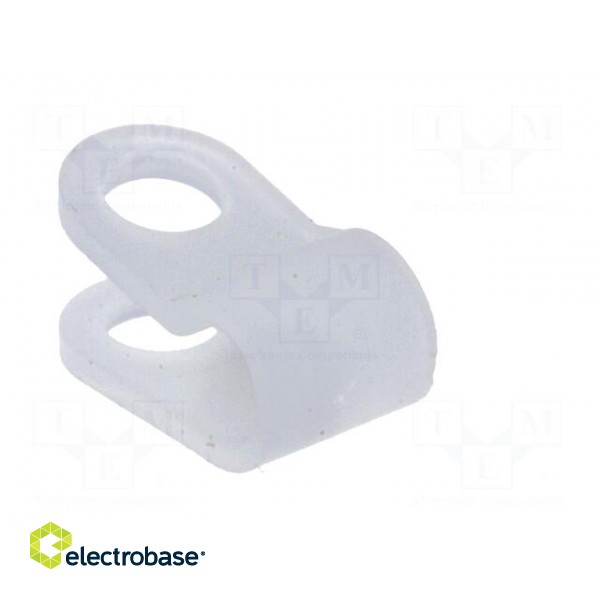 Fixing clamp | Cable P-clips | ØBundle : 3.5mm | polyamide | natural image 4