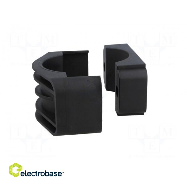 Fixing clamp | Cable P-clips | ØBundle : 47÷73mm | polyamide | black image 10