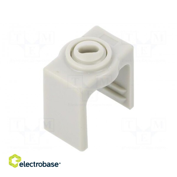 Fixing clamp | Cable P-clips | ØBundle : 6÷16mm | W: 18mm | light grey image 1