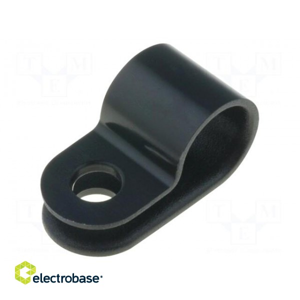Fixing clamp | Cable P-clips | ØBundle : 8mm | W: 10mm | polyamide