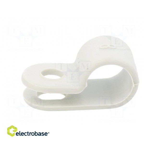 Fixing clamp | Cable P-clips | ØBundle : 8mm | W: 10mm | polyamide фото 3