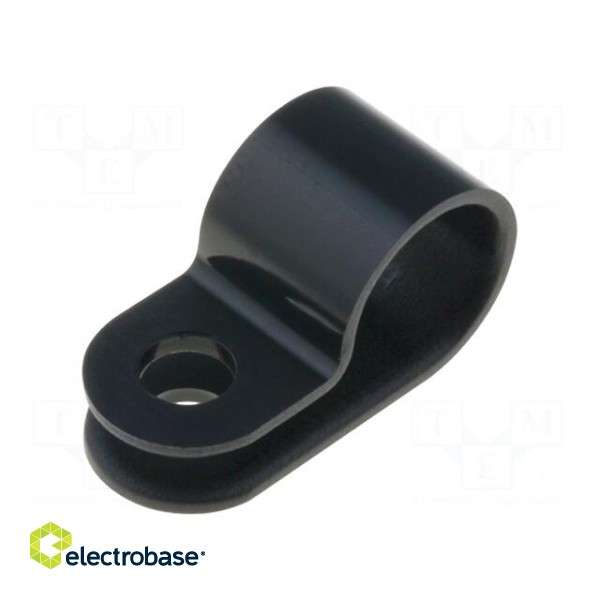 Fixing clamp | Cable P-clips | ØBundle : 9.5mm | W: 10mm | polyamide