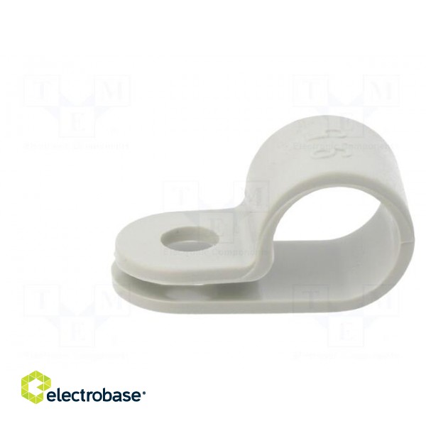 Fixing clamp | Cable P-clips | ØBundle : 9.5mm | W: 10mm | polyamide фото 3