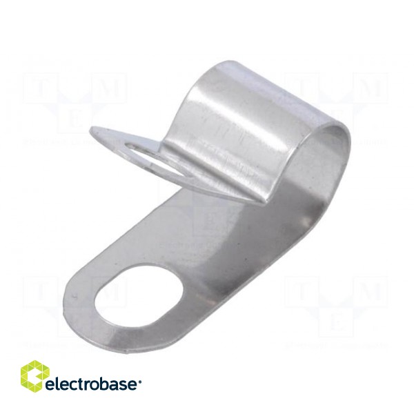 Fixing clamp | for shielded cables | ØBundle : 6.4mm | A: 18.7mm