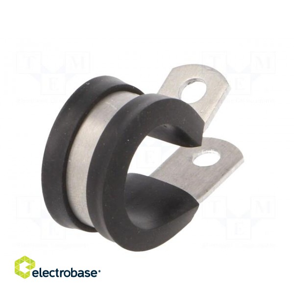 Fixing clamp | ØBundle : 17.5mm | W: 12.7mm | aluminium image 6