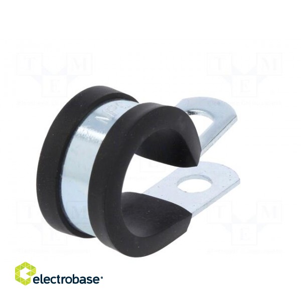 Fixing clamp | ØBundle : 19÷20.6mm | W: 13mm | steel | SL | W1 | DIN 3016 image 6