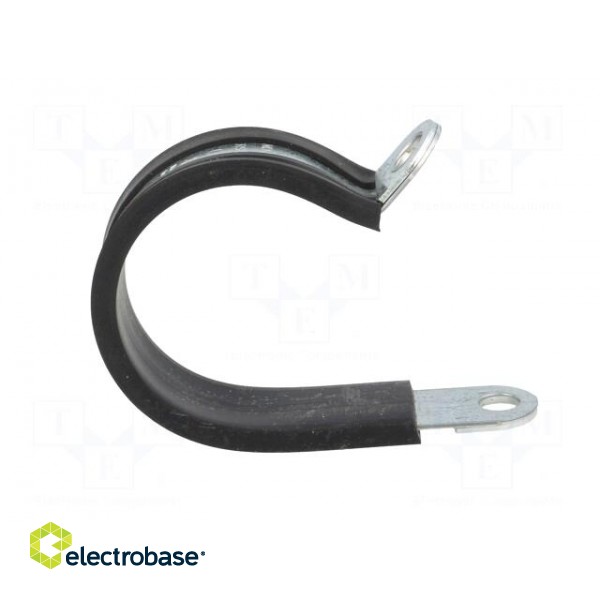 Fixing clamp | ØBundle : 34mm | W: 15mm | steel | Ømount.hole: 6.4mm image 7