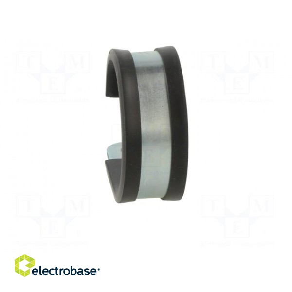 Fixing clamp | ØBundle : 45mm | W: 20mm | steel | Cover material: EPDM image 5