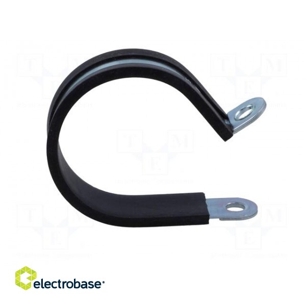 Fixing clamp | ØBundle : 55mm | W: 20mm | steel | Cover material: EPDM фото 7