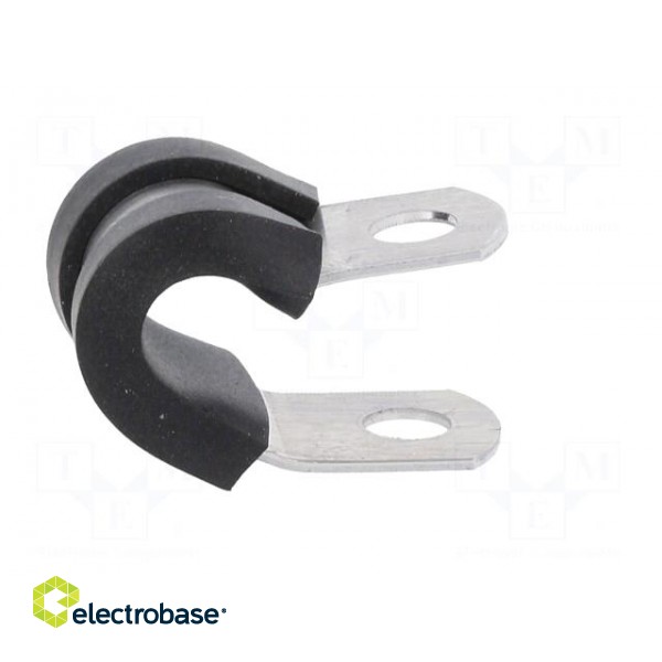 Fixing clamp | ØBundle : 6.4mm | W: 12.7mm | aluminium image 7