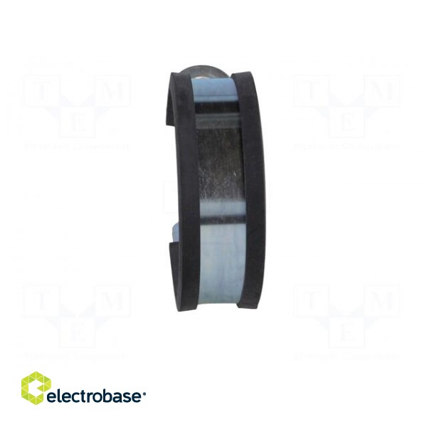 Fixing clamp | ØBundle : 60mm | W: 25mm | steel | Cover material: EPDM image 5
