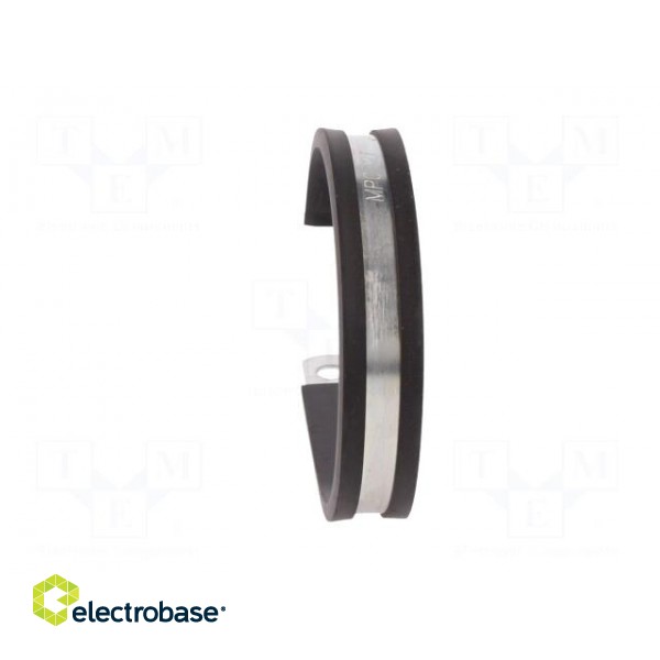 Fixing clamp | ØBundle : 65mm | W: 13mm | steel | Cover material: EPDM image 5