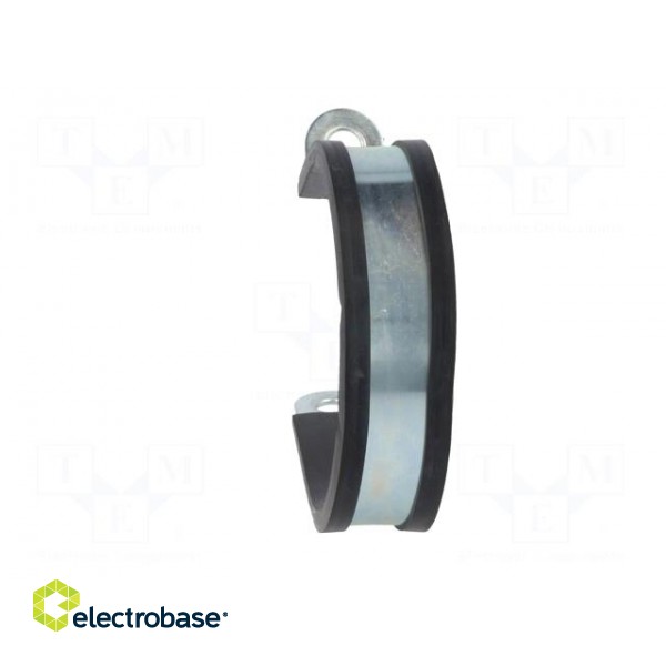 Fixing clamp | ØBundle : 78mm | W: 25mm | steel | Cover material: EPDM image 5
