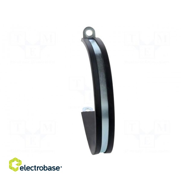 Fixing clamp | ØBundle : 90mm | W: 15mm | steel | Cover material: EPDM image 5