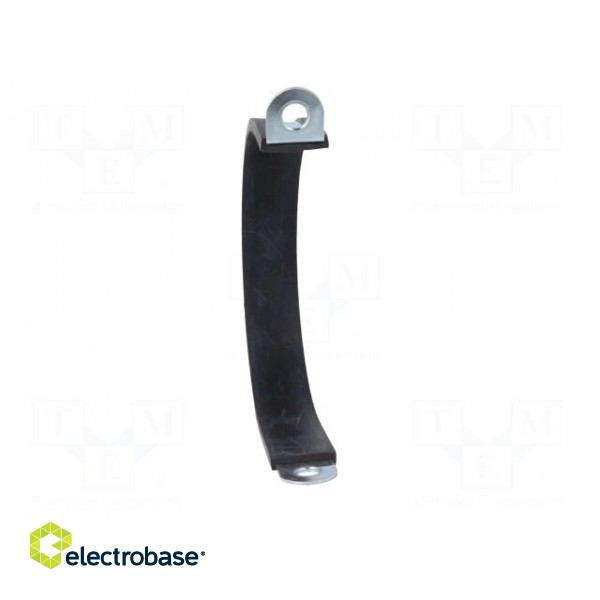 Fixing clamp | ØBundle : 92mm | W: 25mm | steel | Cover material: EPDM image 9