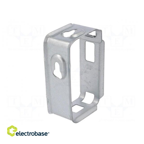 Holder | W: 33mm | steel | L: 50mm | H: 85mm | Application: Cable P-clips paveikslėlis 6