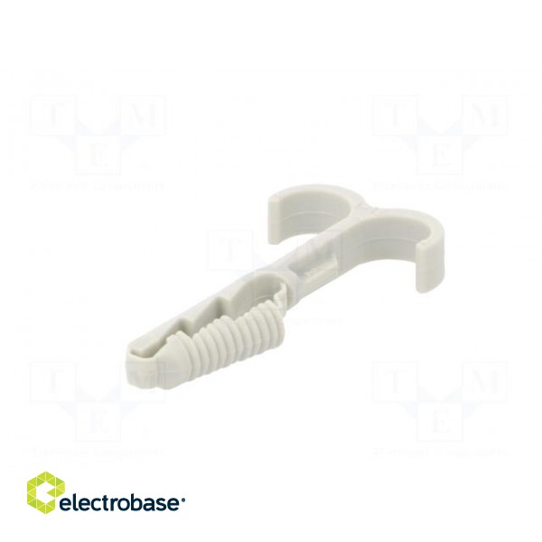 Holder | Cable P-clips,for braids,protective tubes | light grey image 6