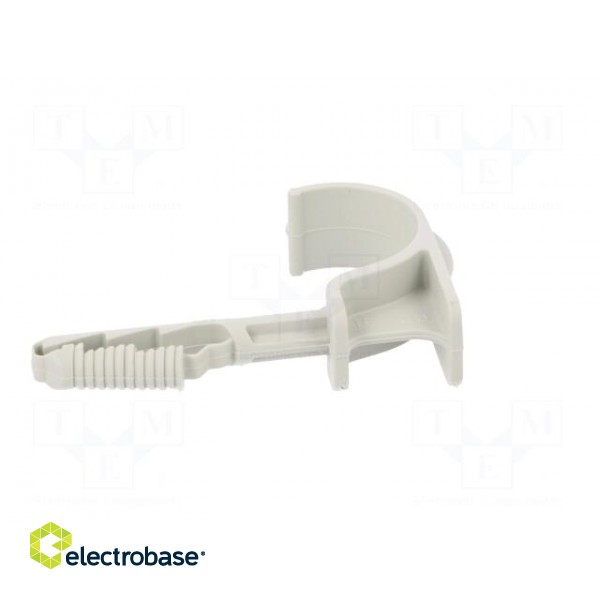 Holder | Cable P-clips,for braids,protective tubes | light grey image 7