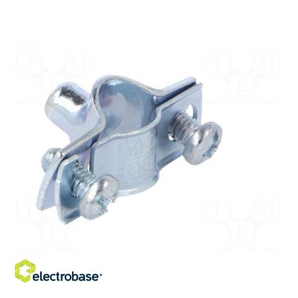 T-bolt clamp | 10÷12mm | steel | Plating: zinc | industrial | Hole: M6 image 8
