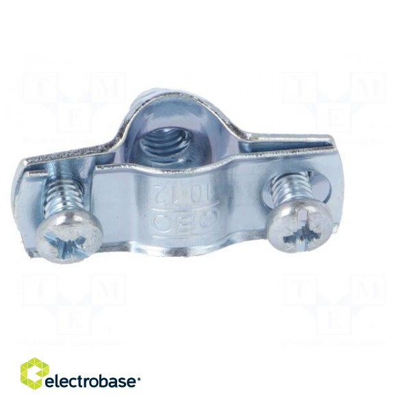 T-bolt clamp | 10÷12mm | steel | Plating: zinc | industrial | Hole: M6 image 9