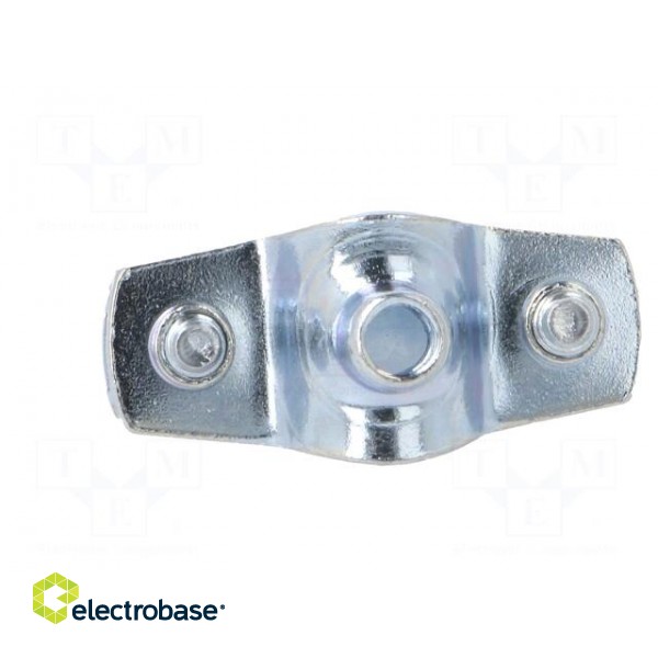 T-bolt clamp | 10÷12mm | steel | Plating: zinc | industrial | Hole: M6 paveikslėlis 5