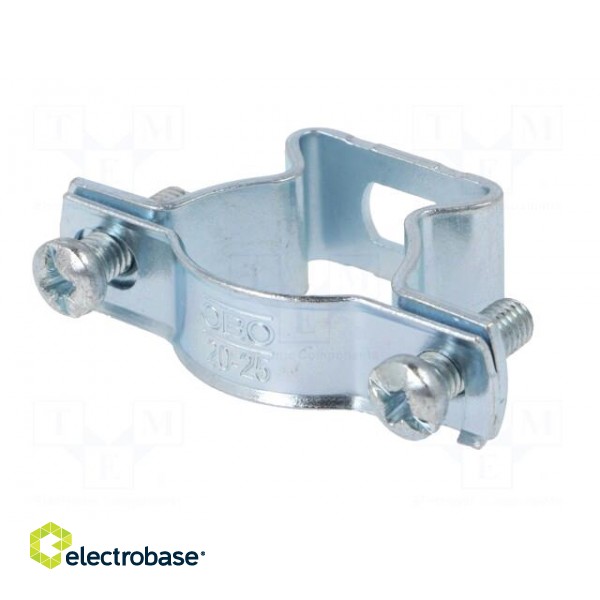 T-bolt clamp | 20÷25mm | steel | Plating: zinc | 733 G | industrial paveikslėlis 2