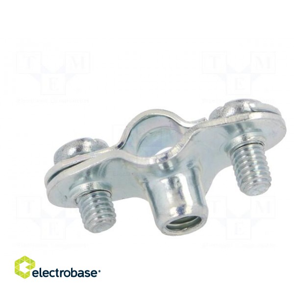T-bolt clamp | W: 34mm | Clamping: 7÷8mm | steel | Plating: zinc image 5
