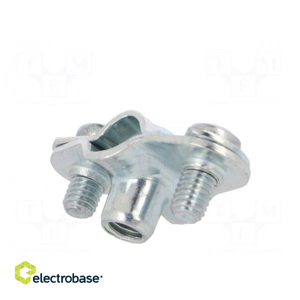 T-bolt clamp | W: 34mm | Clamping: 7÷8mm | steel | Plating: zinc paveikslėlis 6