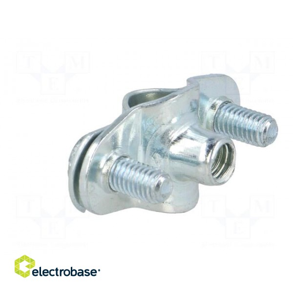 T-bolt clamp | W: 36mm | Clamping: 9÷10mm | steel | Plating: zinc фото 4