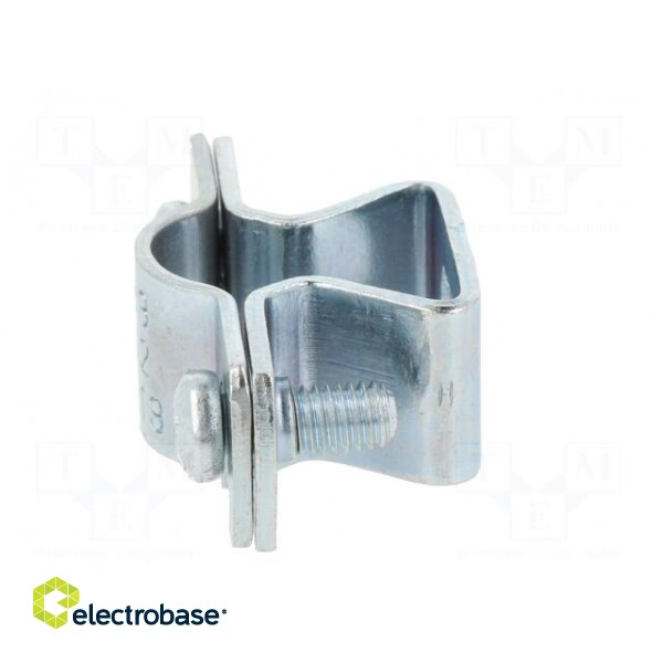 T-bolt clamp | W: 39mm | Clamping: 11÷13mm | steel | Plating: zinc image 3