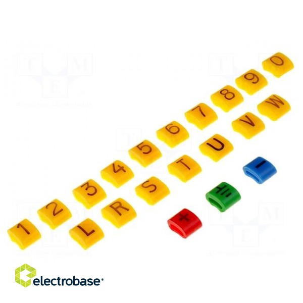 A kit of cable labels | 1.1÷2.5mm | Pcs.quantity in set: 600