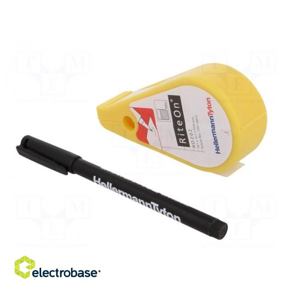 Kit of self-laminating cable labels | self-adhesive | -40÷80°C фото 4