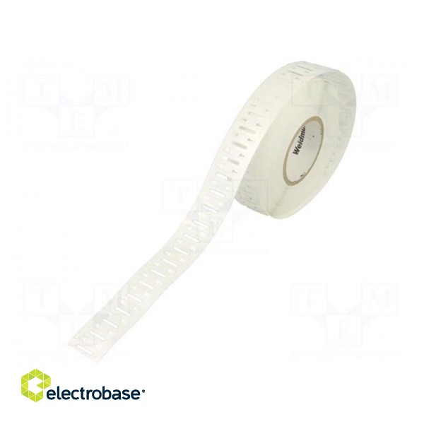 Label | 1÷2mm | polyester | white | -40÷150°C | leaded | WM | UL94HB | reel